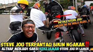 make you laugh the moment steve jou taunted mblo rizki during a severe traffic traffic jammet