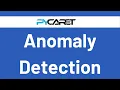 Anomaly Detection PyCaret Python