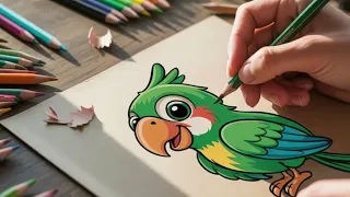 Tô màu hình đồ vật và con vật bằng giấy màu thủ công đẹp mắt cho trẻ mầm non