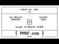 Los Angeles Dodgers LAD Chicago Cubs CHC MLB Final Box Score AUGUST 05 2026