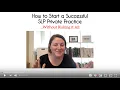 How to Start a Successful Speech Therapy Private Practice without risking it all