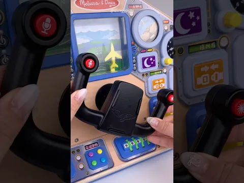 Airplane Cockpit Busy Board Playset✈️ #asmr #satisfying