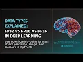 Data Types Explained FP32 vs FP16 vs BF16 in Deep Learning