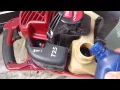 How to Mix Oil With Gas In Small-Engine Power Tools Leaf Blower Chainsaw