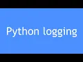 Logging in Python Python s logging module import logging