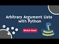 Introduction to Arbitrary Argument Lists in Python