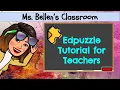 Edpuzzle Tutorial for Teacher Clang Bellen