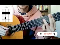 An INCREDIBLE FINGING to train CHORD EXCHANGE and HAND SYNCHRONY on the GUITAR | Canon in D