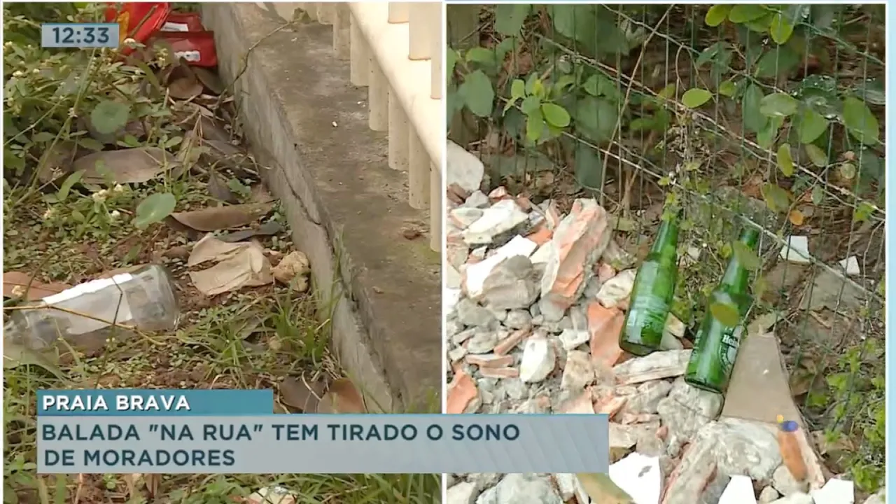 Balada na rua tem tirado o sono de moradores da Praia Brava
