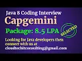 Capgemini Interview Java 8 Coding Interview Question Answers