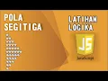 Bentuk Pola Segitiga Miring - Javascript