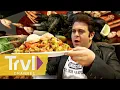New York Food Challenges Man v Food Travel Channel