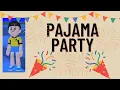 PAJAMA PARTY INVITATION