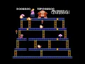 Donkey Kong NES Last Loop using codes