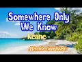 Download Lagu KEANE - SOMEWHERE ONLY WE KNOW || COVER SONG with LYRICS
