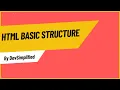 HTML Basic Structure Explained DevSimplified-j4z