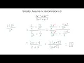 Simplify Complex Fractions Negative Exponent Examples