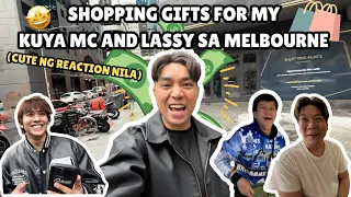 SHOPPING GIFTS FOR MY KUYA MC AND LASSY SA MELBOURNE (CUTE NG REACTION NILA)