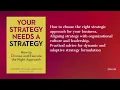 Your Strategy Needs a Strategy Summary
