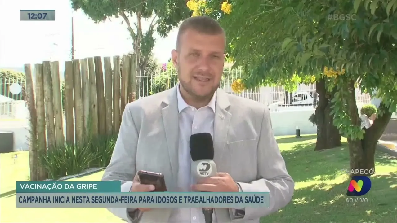 Vacinação da gripe: campanha inicia para idosos e trabalhadores da saúde