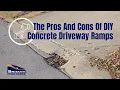DIY Concrete Driveway Ramps Pros Cons and a Better Alternative