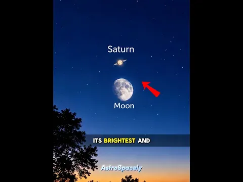 Saturn’s Brightest Night ☠️ #Space