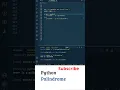 Python Interview Telugu Palindrome Program Python Python For Beginners In Telugu Python In Telugu