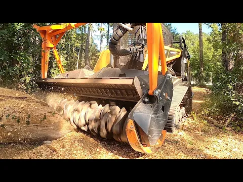 Download MP3 WIDOWMAKER WONDERLAND! MULCHING DEAD TREES WITH THE TMC CANCELA!