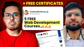 5 Free Full Stack Web Development Course with Certificates Free Web development Full Course 2026