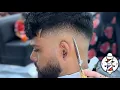 Textured Fringe Mid Fade Haircut Barber Tutorial