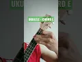 kunci dasar ukulele senar 4 - chord E