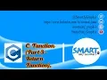 13 C Programming Functions Part 3 Return Functions