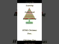 HTML Tag line - Christmas Tree