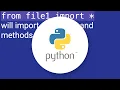 Importing variables from another file