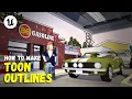 How To Create Post Process Toon Outlines - Unreal Engine 5 Materials Tutorial