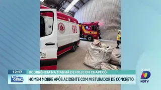 Mais uma tragédia: terceiro acidente com morte ocorre em empresa de Chapecó