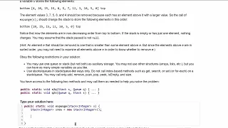 Java Practice It Exercise 14 13 expunge Collections and stacks queues