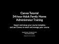 AFH Administrator Certification - In-depth CANVAS Training for Instructors