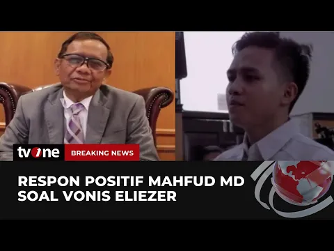 Vonis Ringan Eliezer, Mahfud MD: Putusan Hakim Sangat Logis