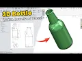 Beginner SolidWorks Tutorial Bottle Project Using Revolved Boss