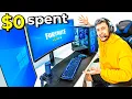 I Built A Completely FREE Gaming Setup in 10 Days