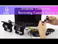 Aviation connector reversing camera Screen 9 Chipset M1810 wiring display