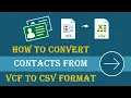 How to use or convert VCF to CSV using Softaken VCF to CSV Converter Software