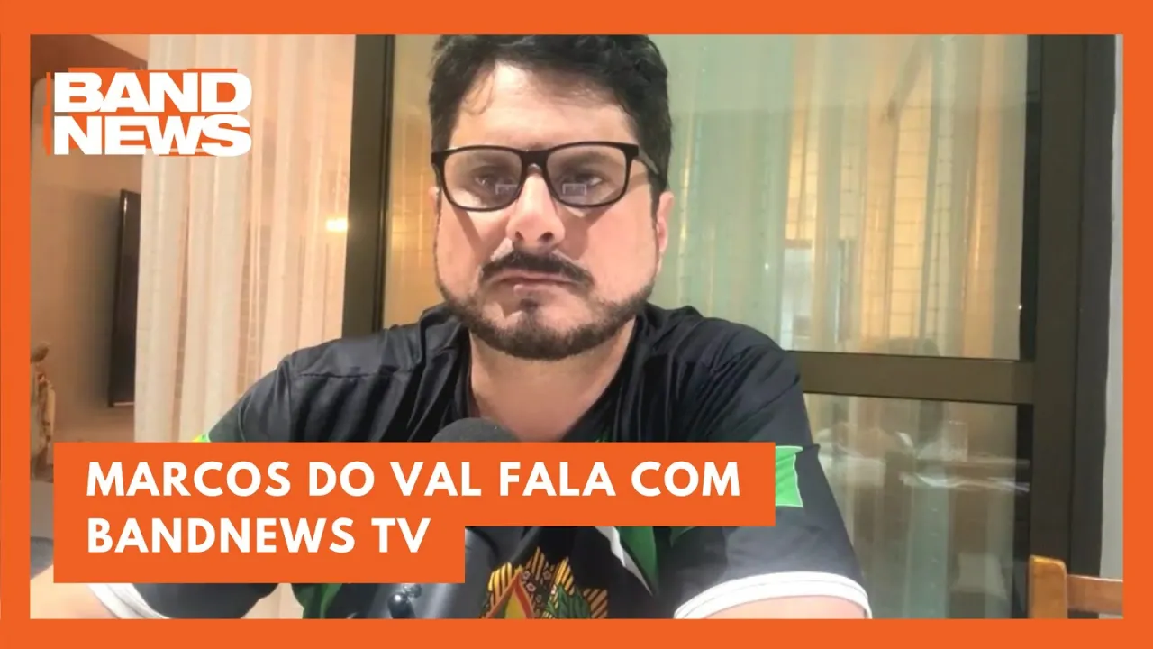 "É uma clara retaliação por ter convocado Moraes", diz Marcos do Val sobre operação da PF