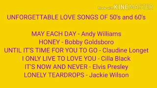 Download Unforgettable lovesongs of 50's \u0026 60's MP3