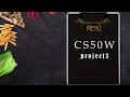 CS50w Project 3