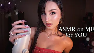 ASMR on ME & ASMR for YOU 💗(Fabric Sounds, Long Nail Tapping)
