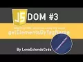 JS Dom Targeting DOM elements using Tag name getElementsByTagName Bangla