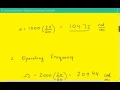 Steady State Response of Rotating Mass Unbalance Response to Harmonic Excitation Example 6