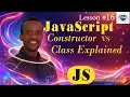 JavaScript Constructor vs Class Explained Master OOP in Amharic - Lesson 16